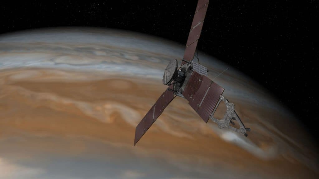 Leálltak a Jupiter körül keringő Juno űrszonda berendezései