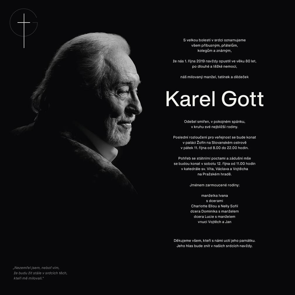 Elkészült Karel Gott sírja, meg a hozzá elvezető térkép is