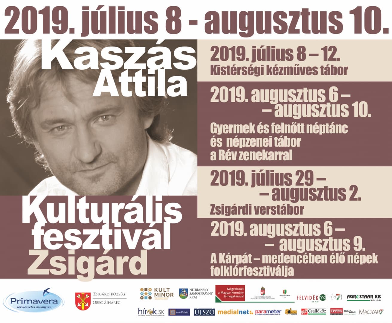 Kaszás Attila Kulturális Fesztivál 2019