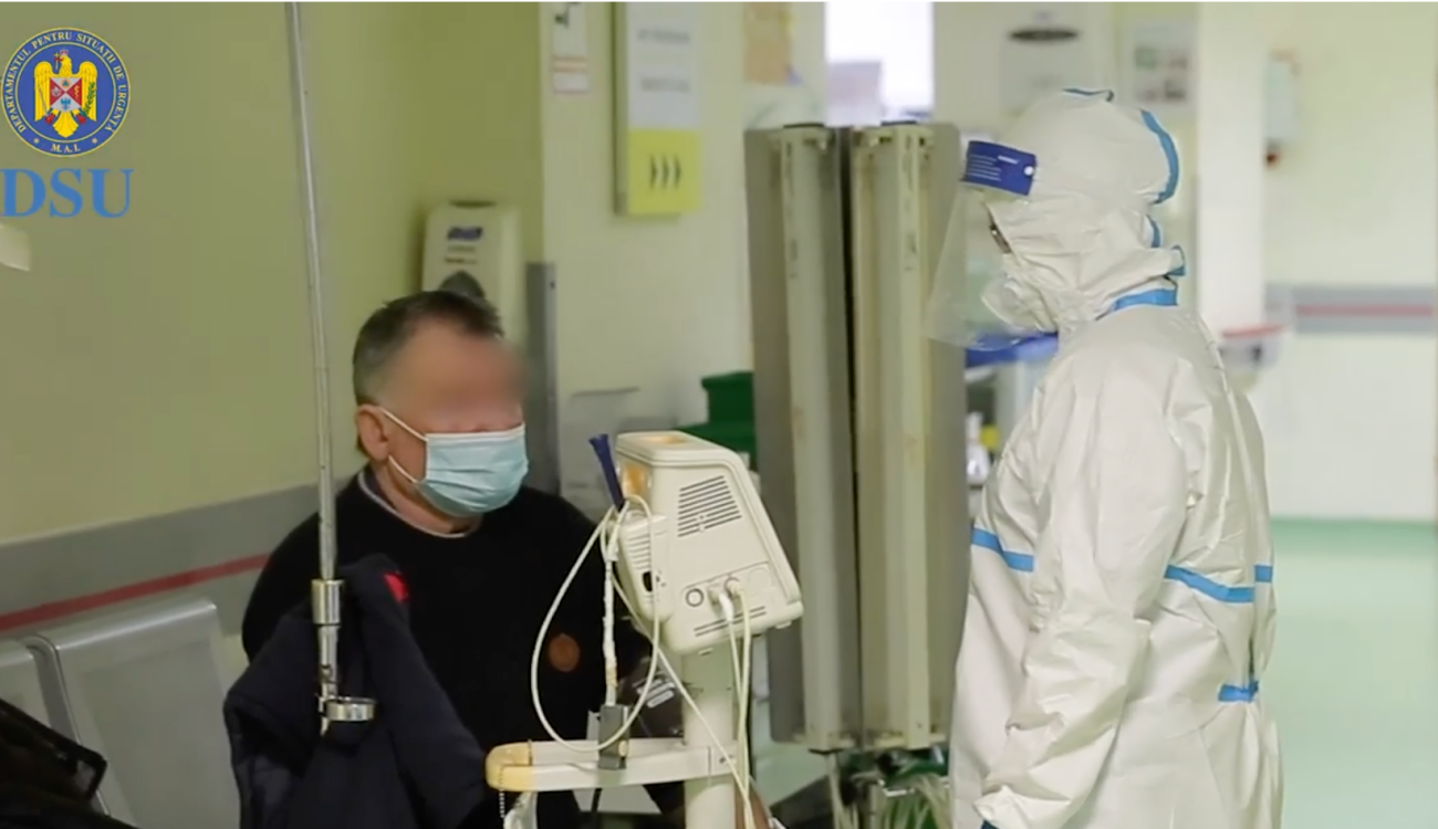 Drámai videót tettek közzé a marosvásárhelyi sürgősségi kórház koronavírusos betegeinek ellátásáról 