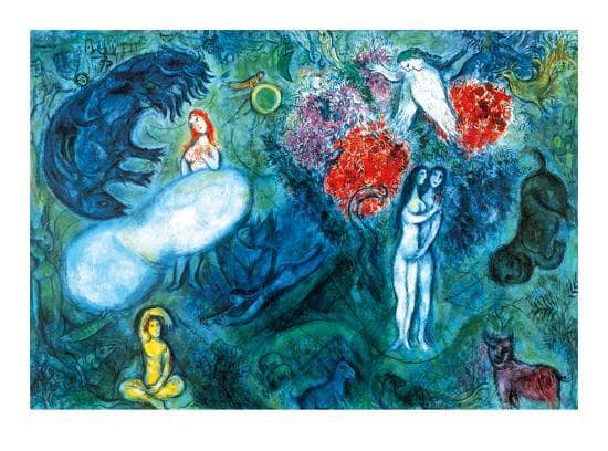 Chagall élete nagy részében nyolc festéket használt