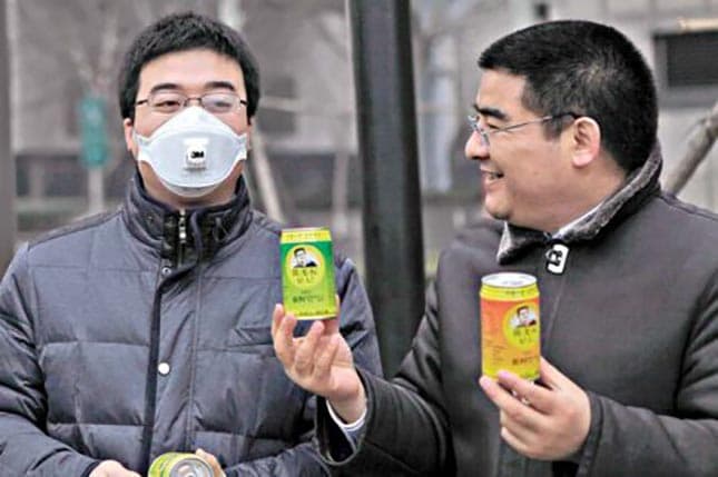 Hatalmas a kereslet a dobozos levegő iránt Kínában