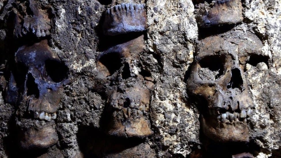 Az azték koponyatorony újabb részét tárták fel Mexikóvárosban