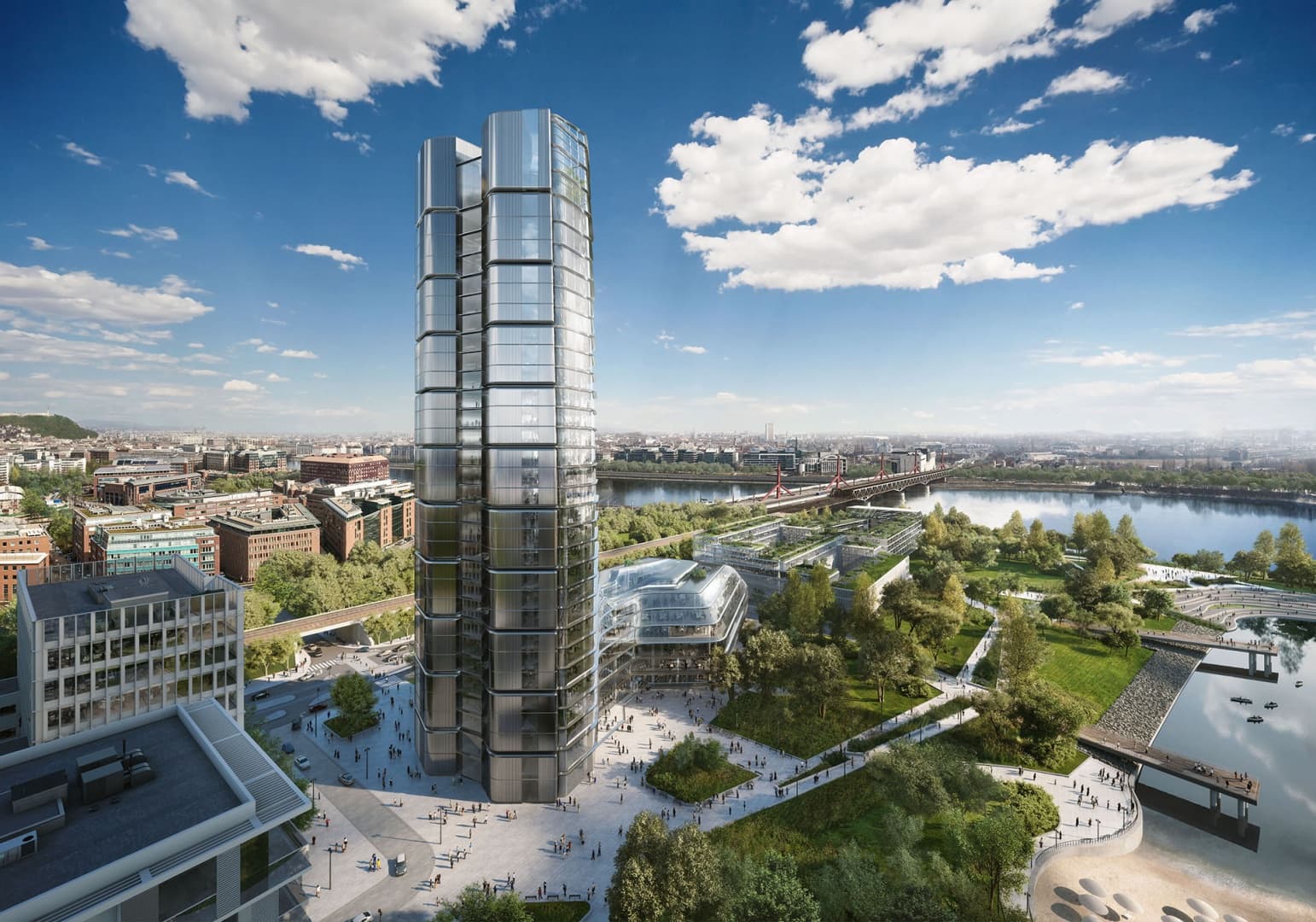 Lenyűgöző felhőkarcoló lesz a MOL új székháza