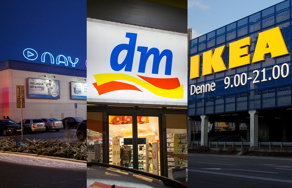 Nay, Ikea, dm – melyik üzletlánc uralja a szlovákiai piacot?