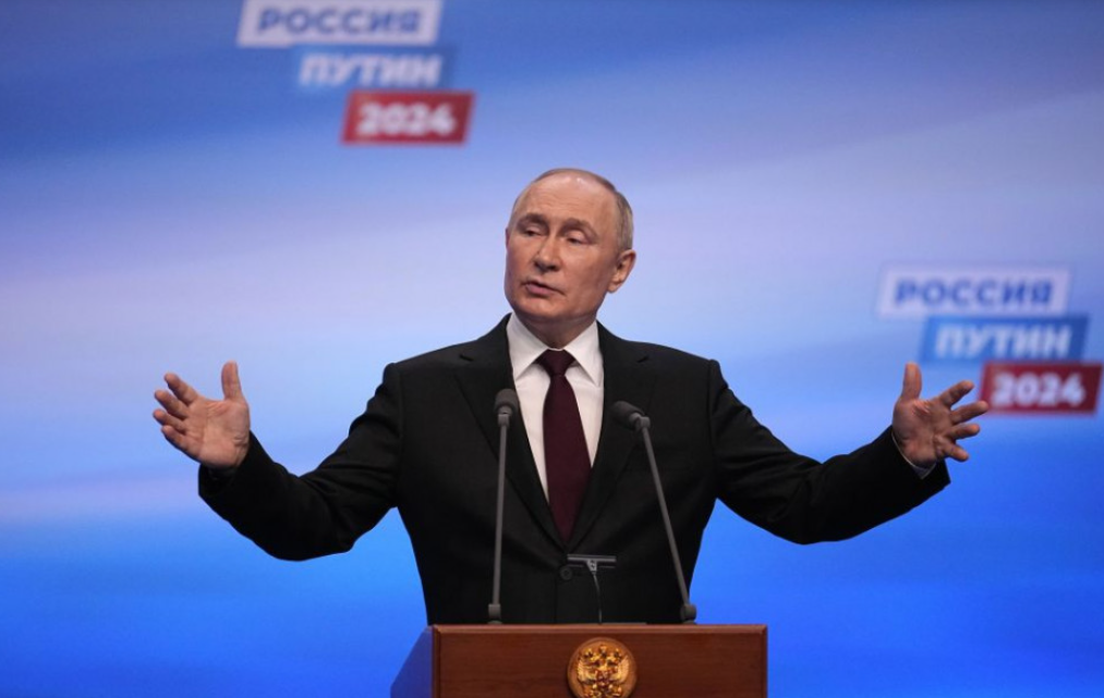 Az előzetes eredmények szerint Putyin a szavazatok több mint 87 százalékát kapta