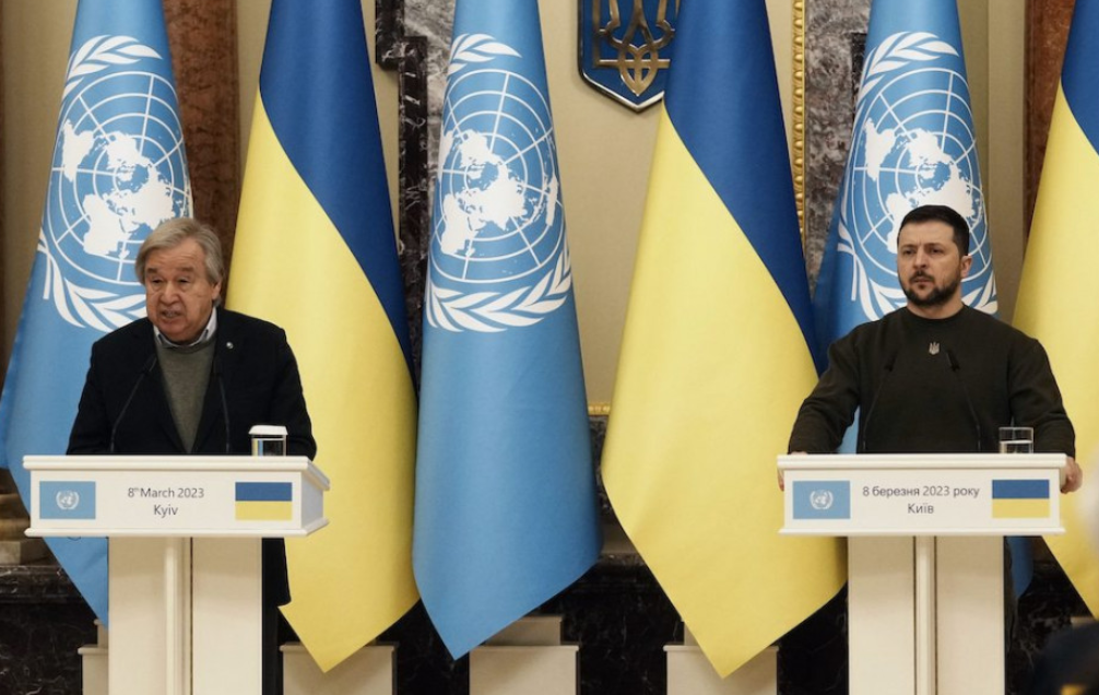 A gabonamegállapodás meghosszabbítását sürgette Kijevben az ENSZ-főtitkár és az ukrán elnök