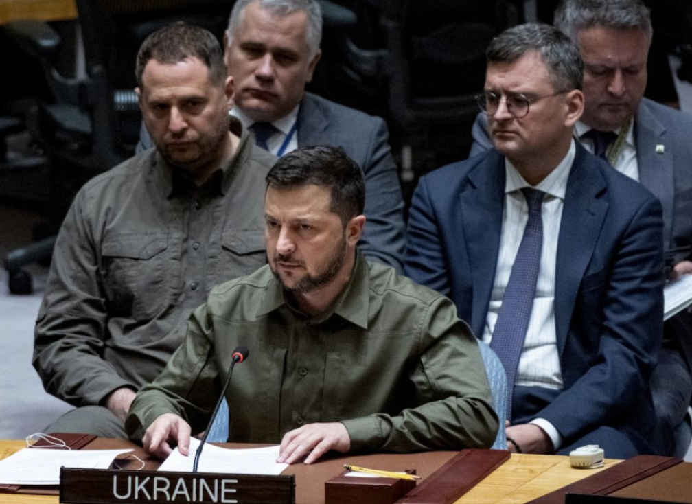 Az ukrán elnök az orosz vétójogot megakadályozó reformra tett javaslatot az ENSZ BT-ben
