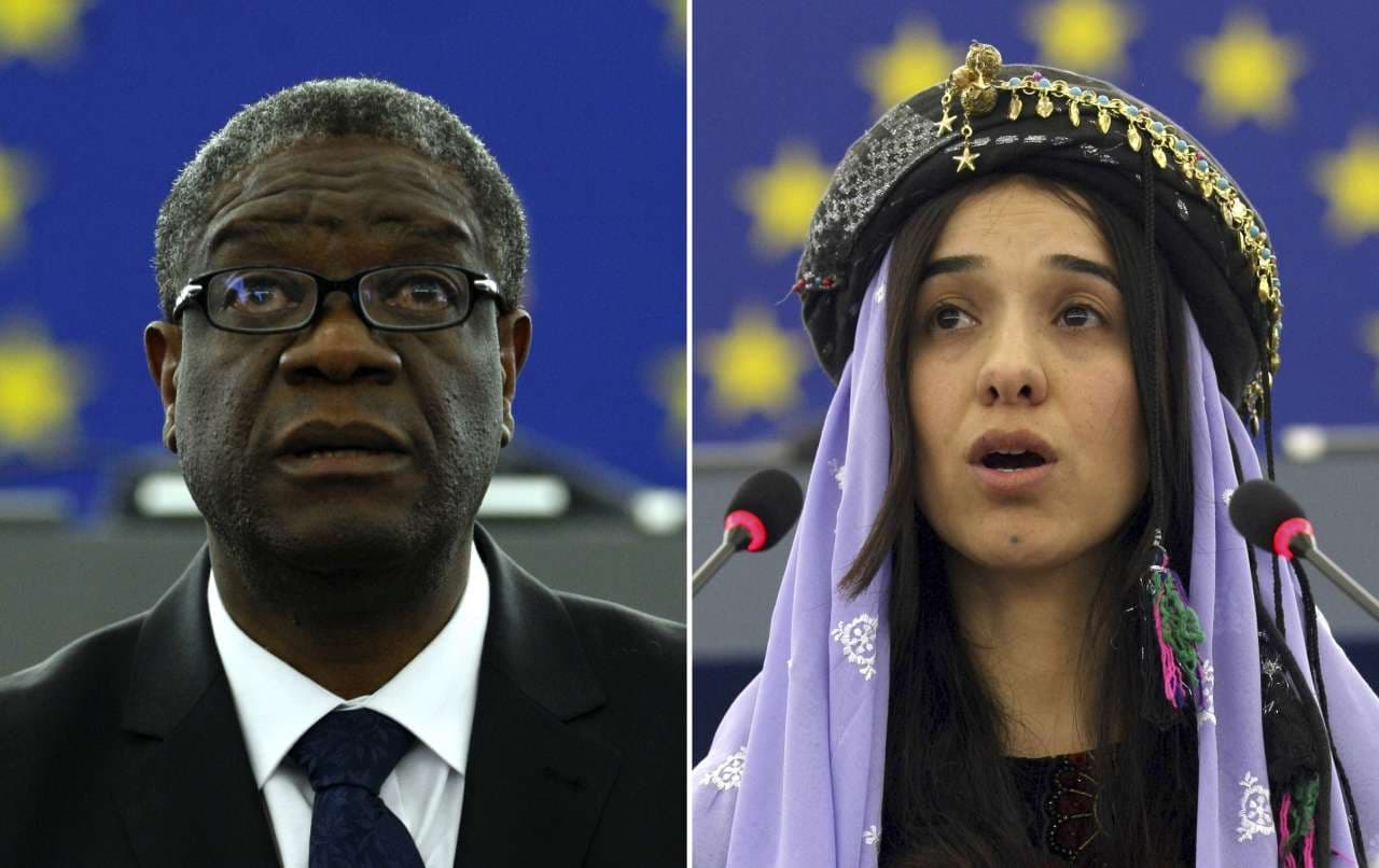 A szexuális erőszak áldozatainak ajánlják kitüntetésüket az idei Nobel-békedíjasok