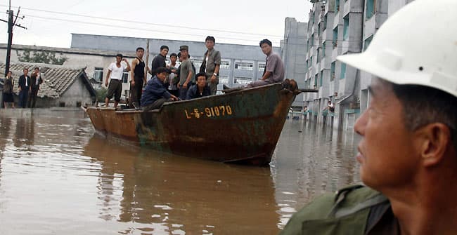 Halálos áldozatokat követelt az észak-koreai árvíz