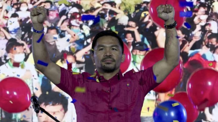 A profi ökölvívás sztárja  ismét visszavonul, és indul a Fülöp-szigeteki elnökválasztáson