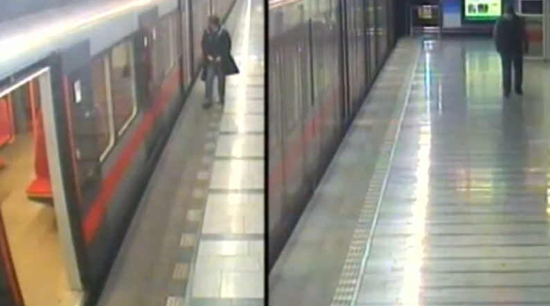 Szlovákiai lehet az a perverz, aki mindenki előtt önkielégítést végzett a prágai metrón (videó 18+)
