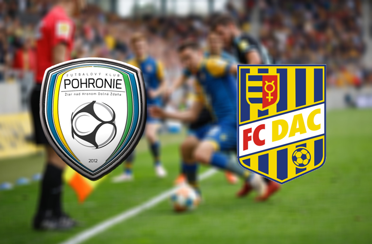 Fortuna Liga: FK Pohronie – FC DAC 1904 0:3 (Online)