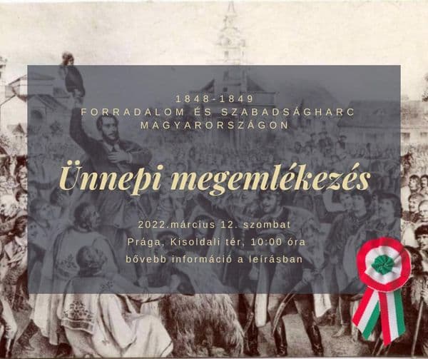 Csehországi magyarok megemlékeztek az 1848/49-es forradalomról és szabadságharcról