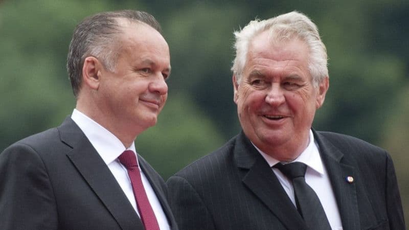 Együtt koszorúz Andrej Kiska és Miloš Zeman