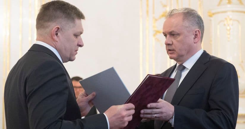 Fico kész vallomást tenni Andrej Kiska állítólagos zsarolásának ügyében