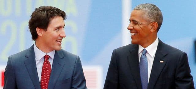 Barack Obama és a kanadai miniszterelnök együtt "cukiskodott"