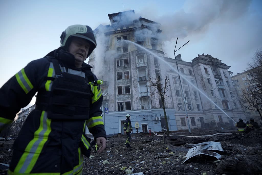 Rakétatámadás érte Kijev központját
