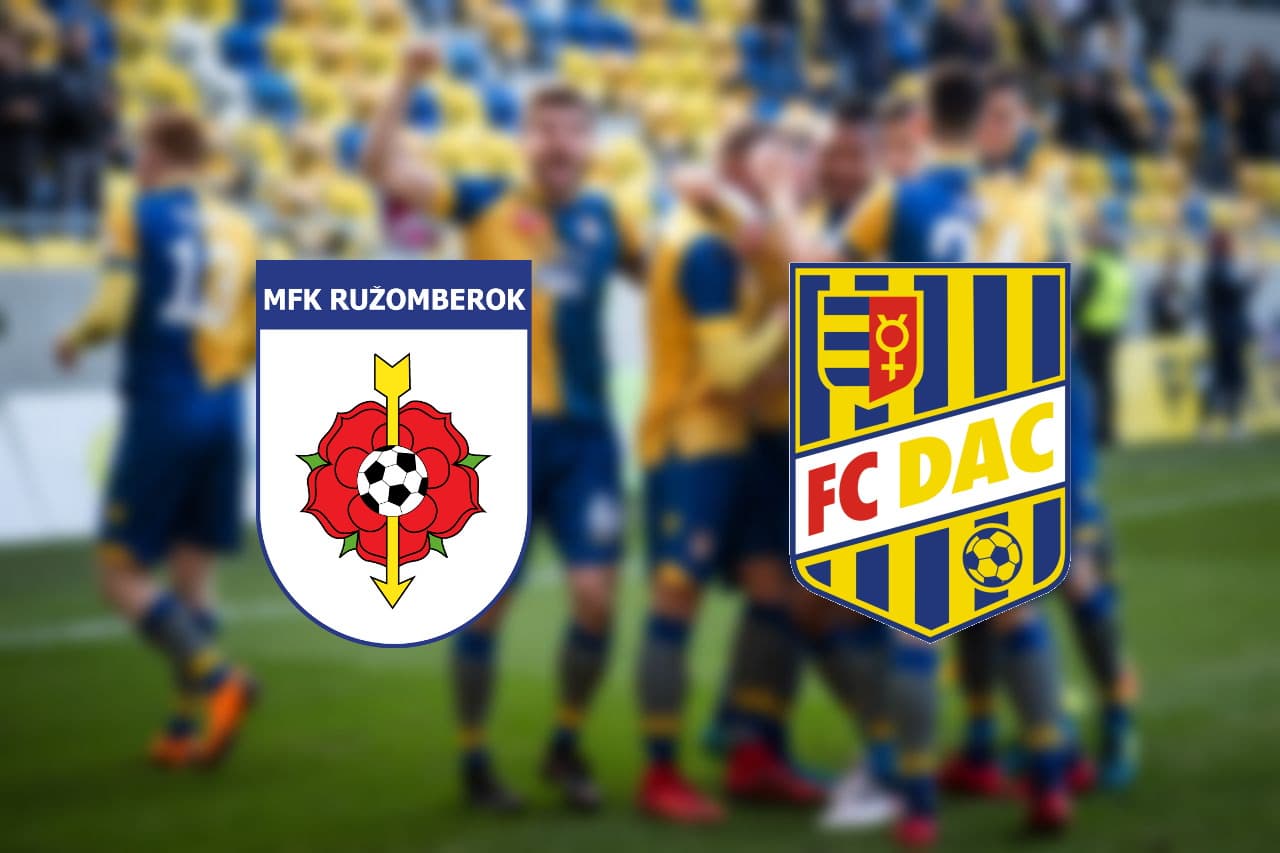 Fortuna Liga: MFK Ružomberok - FC DAC 1904 1:0 (Online)