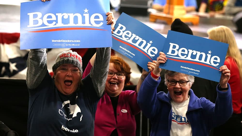 Az első részeredmények szerint Sanders nyerte meg a demokraták előválasztását Kaliforniában