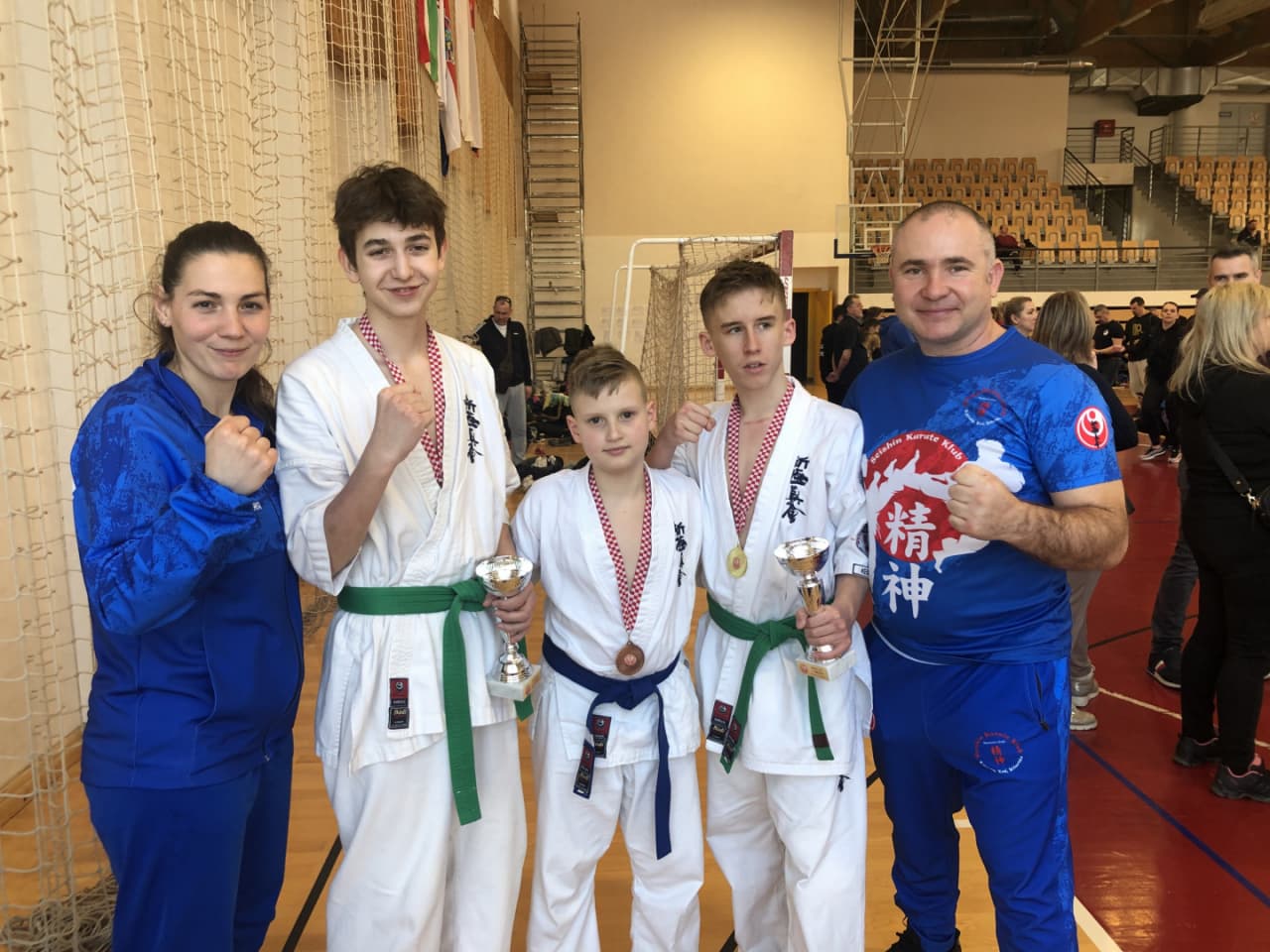 Két bajnoki címmel tértek haza Horvátországból a Seishin Karate Klub harcosai