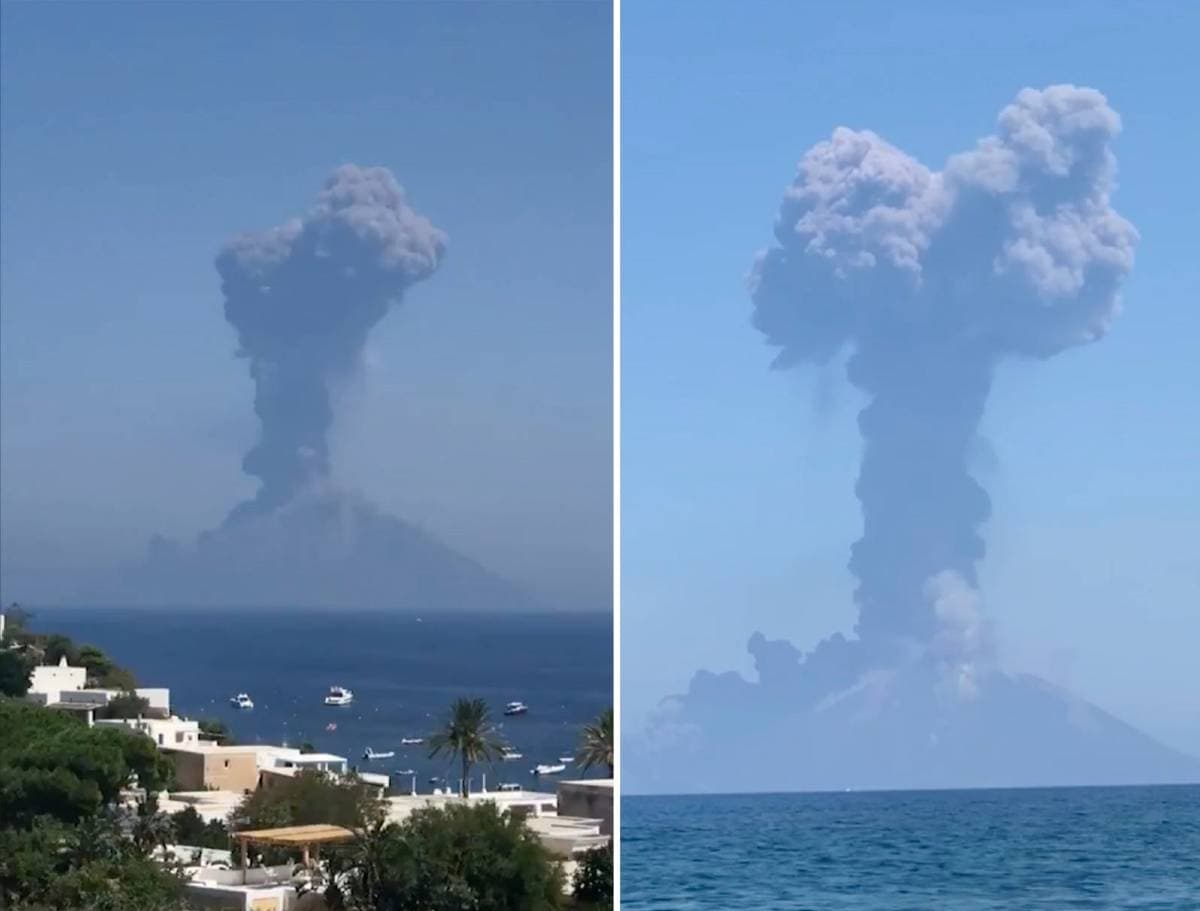 Látványos vulkánkitörések figyelhetőek meg Stromboli szigetén (Videó)