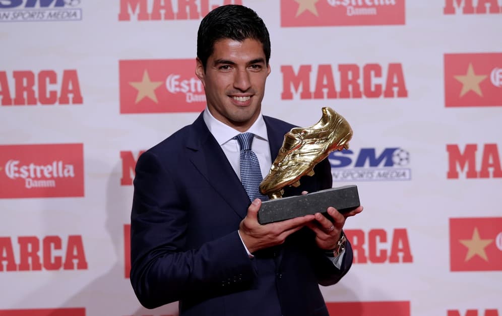 Luis Suárez átvette az Európai Aranycipőt