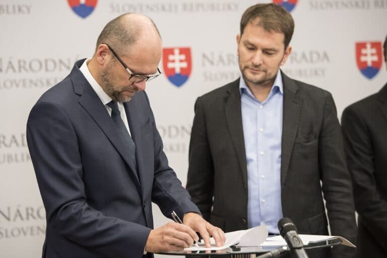 „Ignorálja a koalíciós szerződést” – az igazságügyi miniszteri poszton marakodik Matovič és Sulík