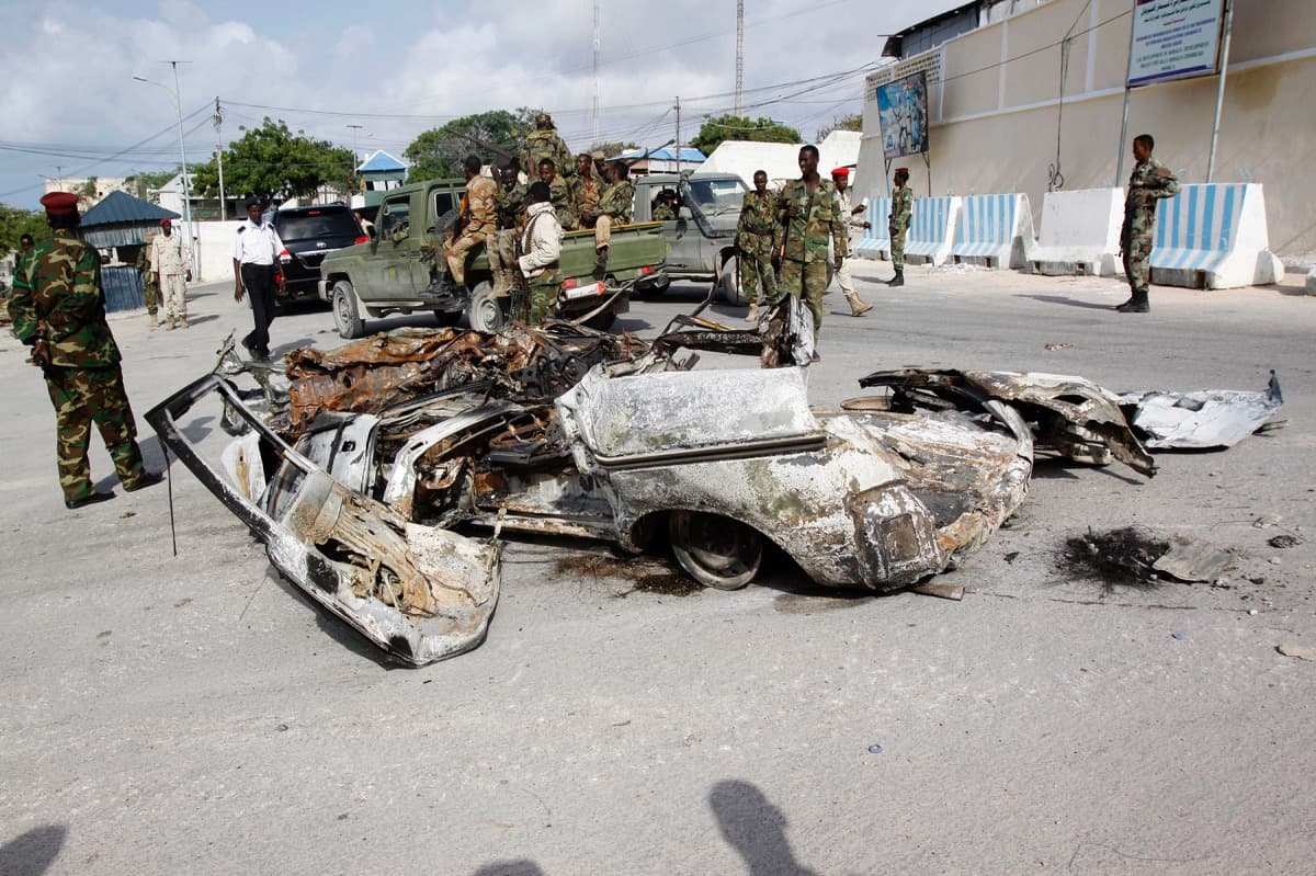 Iszlamista célpontokat bombázott az amerikai légierő Szomáliában