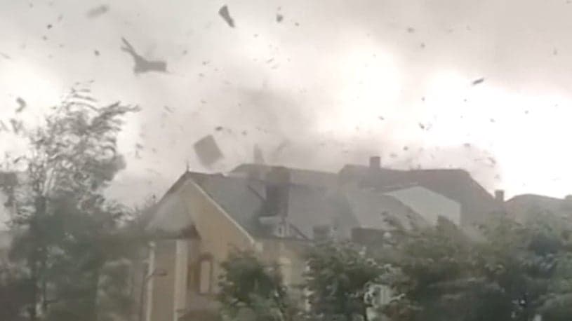 Tornádó tombolt Luxemburgban, többen megsérültek - VIDEÓ