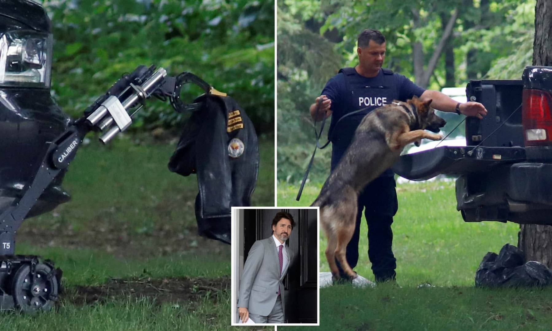 Teherautóval rontott be egy fegyveres férfi a kanadai kormányfő lakhelyére