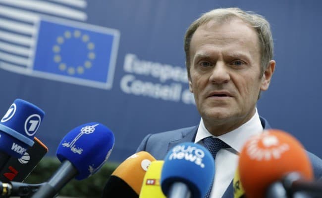 Donald Tuskot választották az Európai Néppárt elnökének