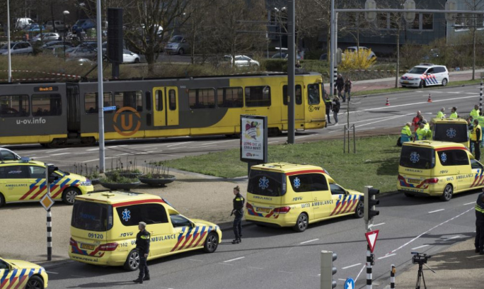 Komoly jelek utalnak arra, hogy terrortámadás történt Utrechtben