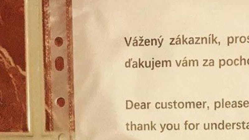 Furcsa üzenet várta a mosdóban az ázsiai bisztró vendégeit