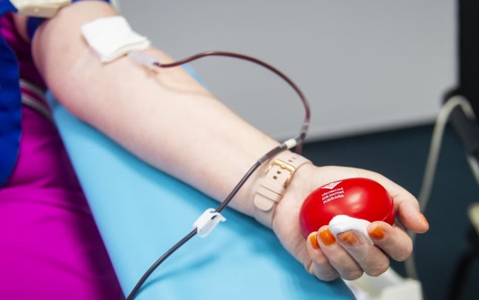 Vért adtak a galántai Kodály gimnázium érettségiző diákjai