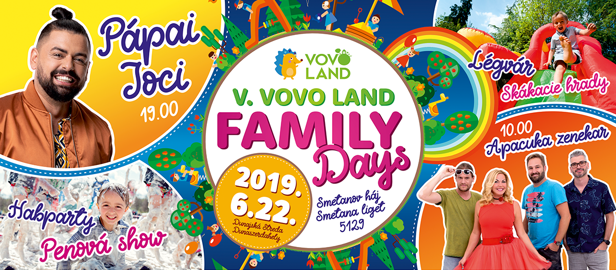 Vovo Land Family Days - A legnagyobb és legmurisabb családi nap a Csallóközben!