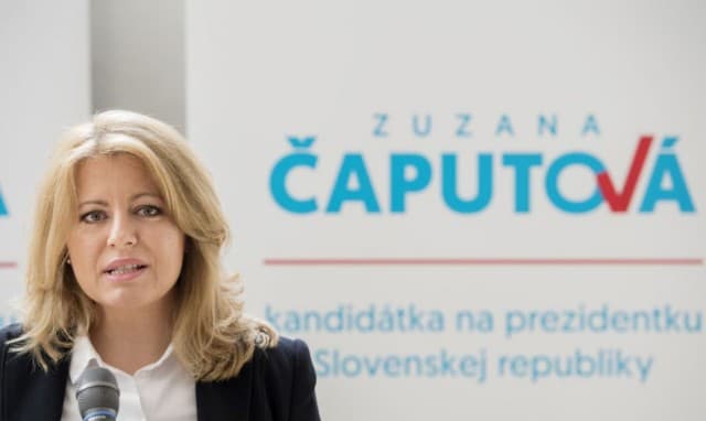 Median: Zuzana Čaputová a legnépszerűbb köztársaságielnök-jelölt