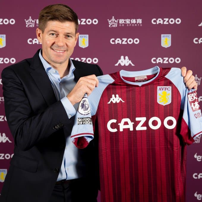 Steven Gerrard lett az Aston Villa vezetőedzője