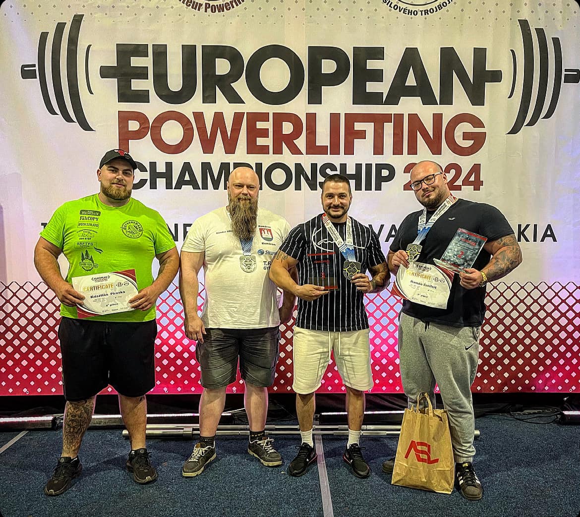 Ramon Zivert doubled, Komarom lifters split at the European Championship (photos)